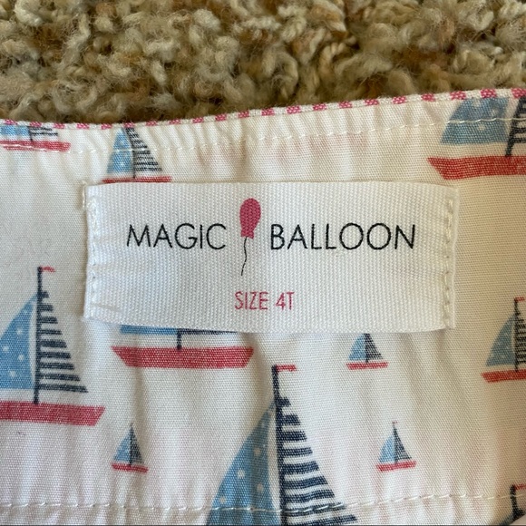 Magic Balloon Sailboats Shift Dress Sleeveless - Picture 2 of 8